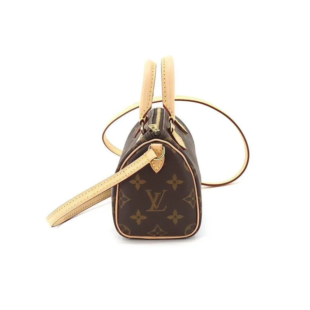 Louis Vuitton Monogram Nano Speedy Shoulder Bag